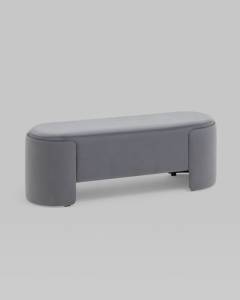 Банкетка Stool Group Taks LV-102-H14 велюр серый