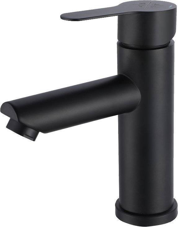 Смеситель для раковины РМС SUS124BL-001F чёрный