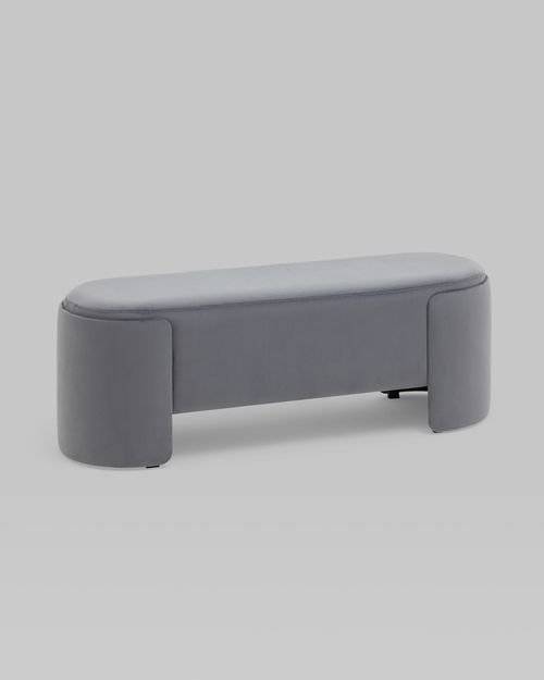 Банкетка Stool Group Taks LV-102-H14 велюр серый