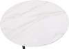 Стол журнальный Stool Group Aliara OC-24014R snow white, top DUAL светлая керамика 80x80x41.5 фото 4
