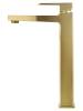 Смеситель для раковины Wonzon & Woghand WW-88019068-BG высокий, брашированное золото фото 2