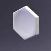 Дизайнерская панель Artpole E-0209 HEKSA-button PLATINUM ГЛЯНЕЦ 17.3x2.7x20
