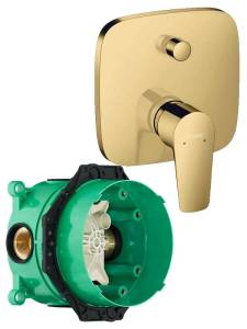 Смеситель для ванны Hansgrohe Talis E 71745990S со скрытой частью, полированное золото