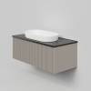 Тумба с раковиной La Fenice Terra Cappuccino NFNC-01-TER-C-100-3-M-GB бежевая матовая, 100 см