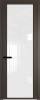 Межкомнатная дверь Profil Doors 2 AGP цвет профиля Деорэ, стекло безопасное 6 мм белый триплекс 600x2000