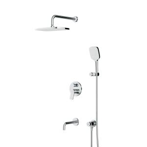 Душевой комплект Am.Pm X-Joy FB85A3RH40 хром, со смесителем