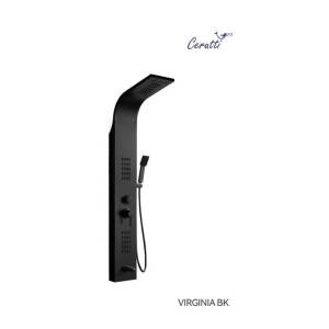 Душевая панель Cerutti Spa Virginia BK CT9989 черный