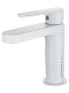 Смеситель для раковины Wonzon & Woghand WW-H1032-MW белый матовый