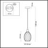 Подвесной светильник Odeon Light Pendant Storzo 4712/1 фото 3