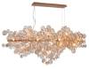 Подвесной светильник Crystal Lux Deseo SP15 L1400 Gold фото 3