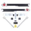 Комплект роликов для раздвижных дверей Morelli ECO SLIDING SET 3 80kg, двойной доводчик
