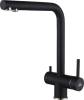 Комплект Paulmark PM317850-BLM черный металлик + Смеситель Paulmark Skalen Sk213020-418 для кухонной мойки фото 4