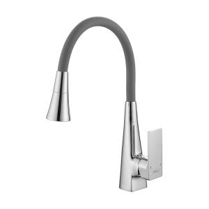 Смеситель для кухни Haiba HB73823 гибкий излив, хром