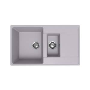 Кухонная мойка Ulgran Quartz Prima 860 15K-04 платина