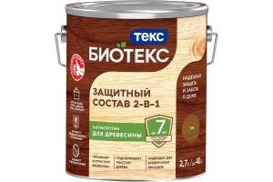 Защитный состав 2-в-1 Текс Биотекс тик 2.7 л