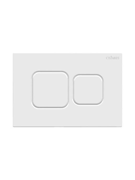 Кнопка смыва Cezares Pneumatic PN2-BTN-BL белый глянец