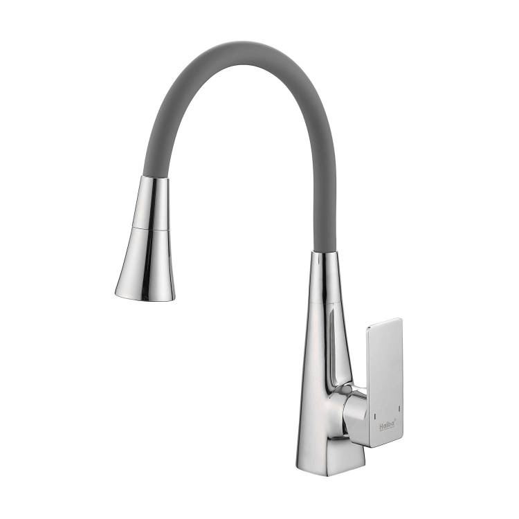 Смеситель для кухни Haiba HB73823 гибкий излив, хром
