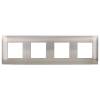 Рамка 4-постовая IEK Skandy SK-M42-M-K50 никель фото 4