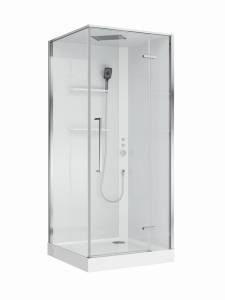 Душевая кабина BelBagno UNO-CAB-A-1-90-C-Cr-Bi-TOP-R правая, 90x90x213