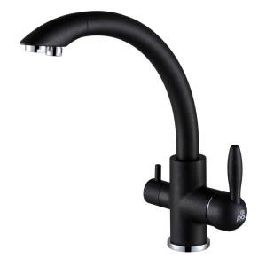 Смеситель для кухни Paulmark Essen Es213001-BLM черный