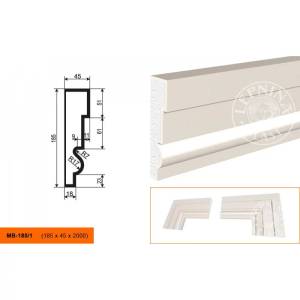 Молдинг LepninaPlast МВ-185/1 200x4.5x18.5
