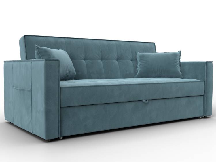 Диван прямой Лига Диванов Лига-104 (160) 134885 Бирюзовый