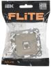 Розетка компьютерная RJ45 IEK Flite FI-K12-1-K88 льняной фото 2