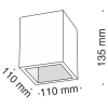 Потолочный светильник Technical Conik gyps C002CW-01W фото 2