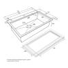 Мойка кухонная Paulmark Vast-pro PM707551-BG 75x51 брашированное золото фото 5