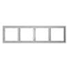 Рамка 4-постовая Voltum S70 VLS100416 серый фото 2