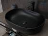 Раковина Gid Lago Bm9026a 53369 черная матовая, 60x40x15