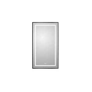 Зеркало BelBagno SPC-KRAFT-500-900-LED-TCH-WARM-NERO с подсветкой и подогревом, Черный