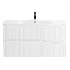 Тумба под раковину Cezares DUET-1000-2C-SO-BL Bianco Lucido, 97x50x45