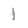 Плинтус Ultrawood Base 0021 i 200x1.2x6 фото 2