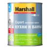 Краска латексная для влажных помещений Marshall Кухни и Ванные матовая база BC 0.9 л