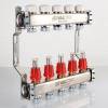 Блок коллекторный VALTEC с расход. 1х4 вых Евроконус 3/4 фото 8