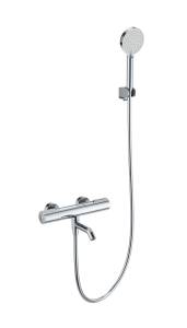 Смеситель для ванны Wonzon & Woghand WW-A2006-A1-CR с душем и термостатом, хром