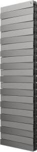 Радиатор биметаллический Royal Thermo Piano Forte Tower silver satin 22 секции, серебро