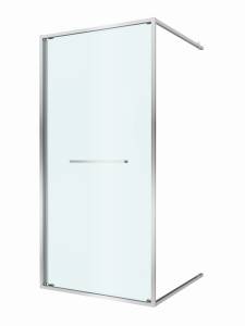 Душевая дверь в нишу Cezares LUX-B-FS-1-100-C-CR профиль хром, стекло прозрачное, 100x195