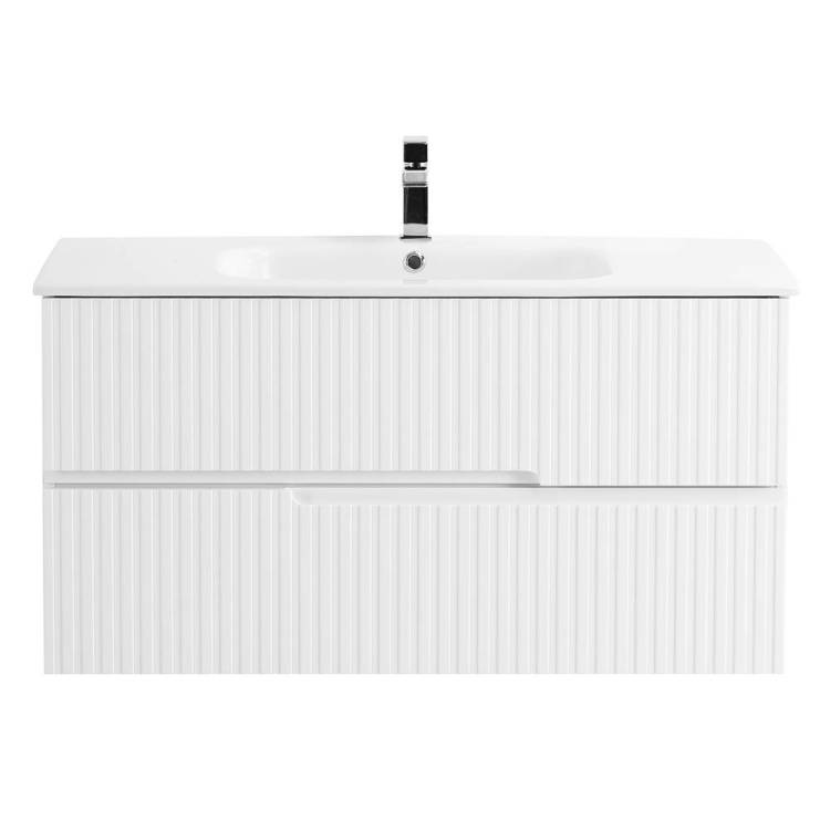 Тумба под раковину Cezares DUET-1000-2C-SO-BL Bianco Lucido, 97x50x45