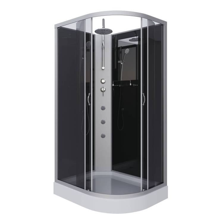 Душевая кабина Niagara Classic NG-3512-14LBKTG (1200x800x2100-2400) с низким поддоном (13см)