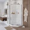 Душевой уголок Niagara Eco NG-009-14D 90x90x195 Универсальная, профиль Хром, 2 места фото 2