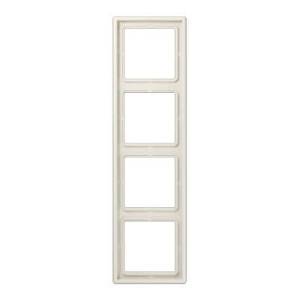 Рамка 4-постовая Jung LS 990 бежевая LS984W