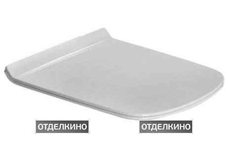Крышка-сиденье Duravit DuraStyle 0060590000 с микролифтом, петли хром