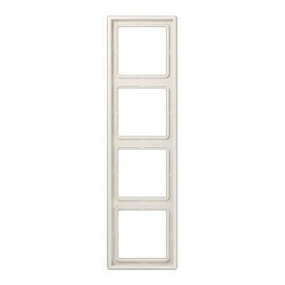 Рамка 4-постовая Jung LS 990 бежевая LS984W