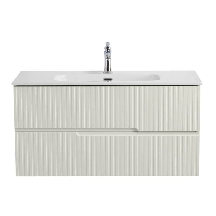 Тумба под раковину Cezares DUET-N-1000-2C-SO-AS-P Альпака брашированная, 100x45.7x50