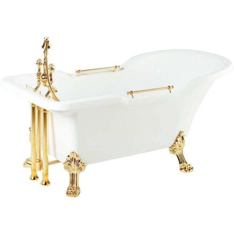 Ванна из искусственного камня Migliore Impero 25261 180x87 золото