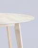 Стол обеденный Stool Group Gerda LWM(CR)10108HL32 массив гевеи, беленый дуб 100x76 фото 3