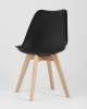 Набор из 4 стульев Stool Group Frankfurt Y863 black X4 черный фото 9