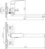 Смеситель для ванны с душем Haiba HB22183 фото 2